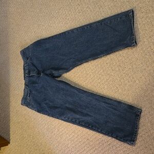 Wrangler Dark Blue Denim size 36x29 Relaxed Fit